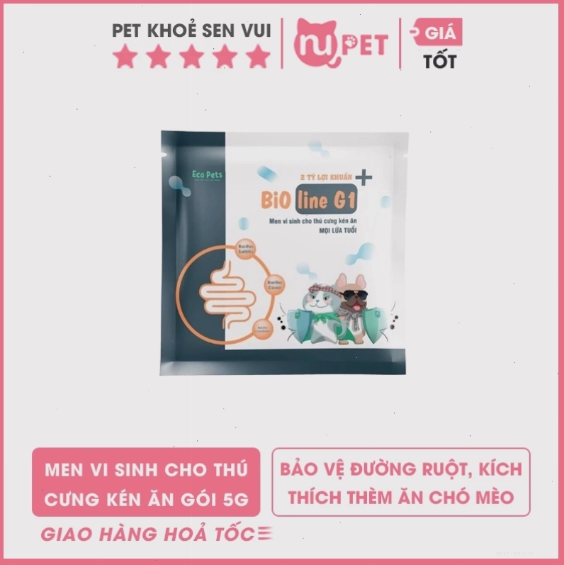 Bao bì sản phẩm men vi sinh Bioline G1