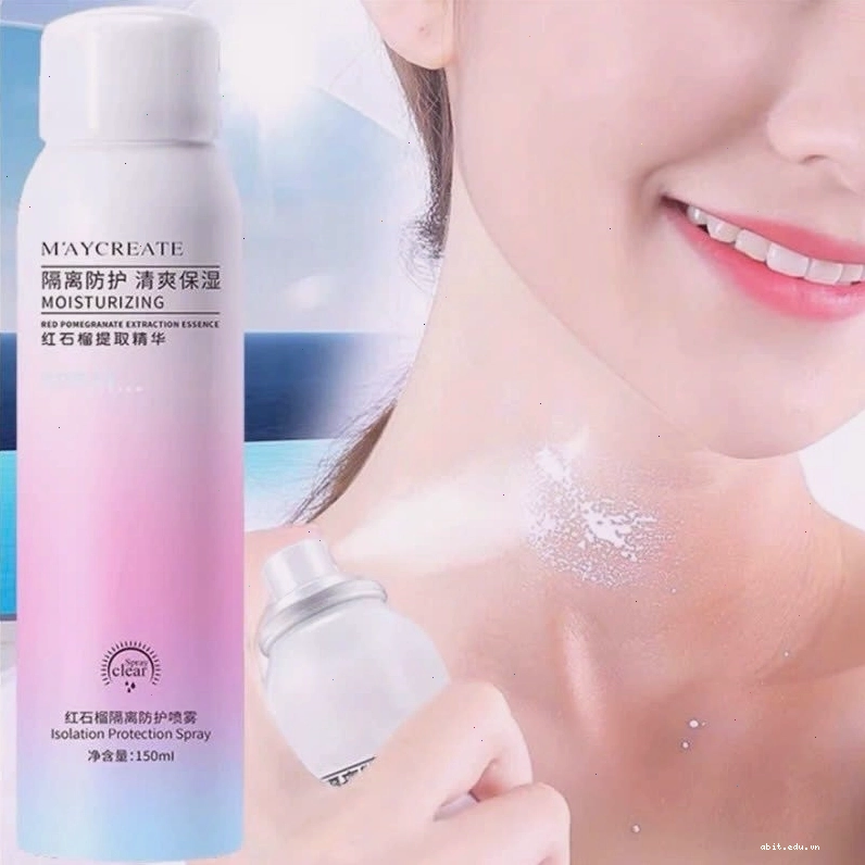 Cách sử dụng xịt chống nắng nâng tông Maycreate