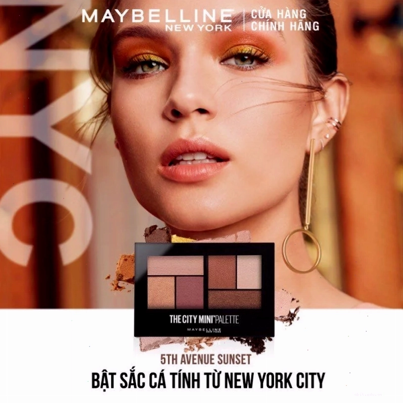 Đa dạng phong cách trang điểm với phấn mắt Maybelline