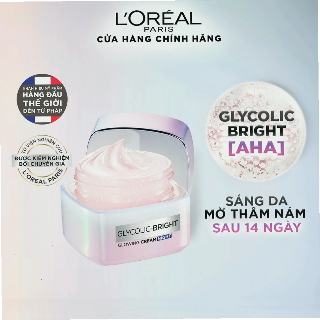 Kem dưỡng Vichy làm sáng da, mờ thâm nám ban đêm