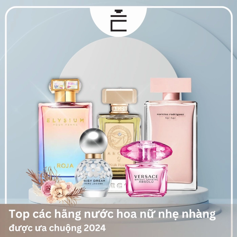 Khám phá 10+ nước hoa nữ thơm dịu nhẹ, lưu hương bền bỉ suốt ngày dài 2026