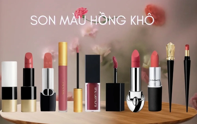 Khám Phá Vẻ Đẹp Ngọt Ngào Của Son Màu Cánh Hồng Khô Tôn Da