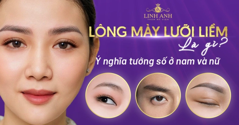 Lông mày lưỡi liềm có ý nghĩa gì về tướng số ở nam và nữ?