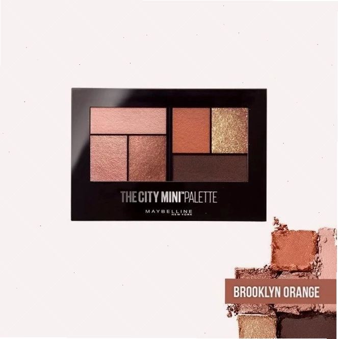 Phấn mắt Maybelline The City Mini Palette lên màu chuẩn