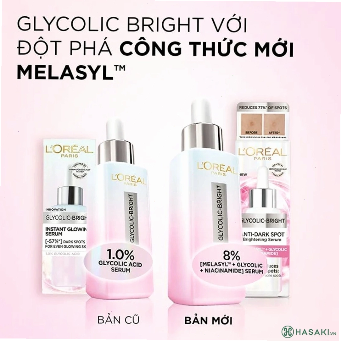Serum L'Oreal dưỡng sáng da và mờ thâm nám