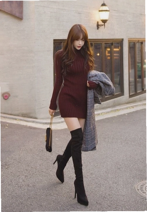 Set đồ nữ cá tính với áo khoác da và quần jean