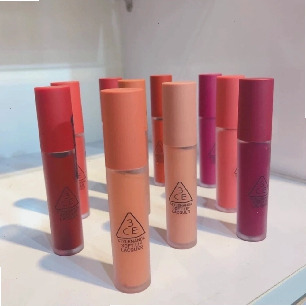 Thiết kế son 3CE Soft Lip Lacquer tinh tế và sang trọng
