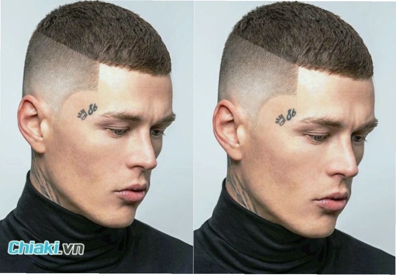 Tóc đầu đinh Undercut Buzz cut