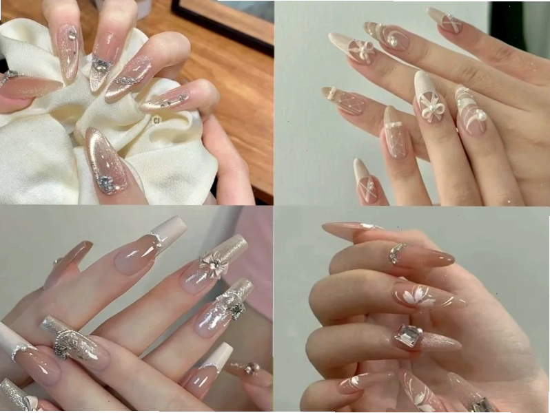 Tổng hợp các mẫu nail cô dâu đẹp và tinh tế