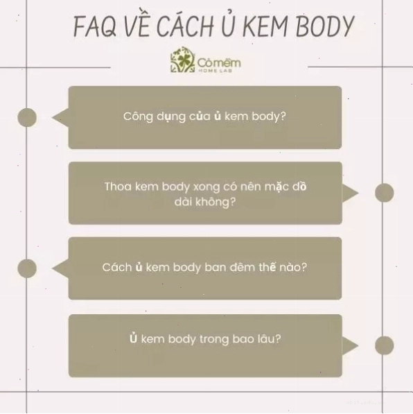 Top kem ủ trắng body tốt nhất